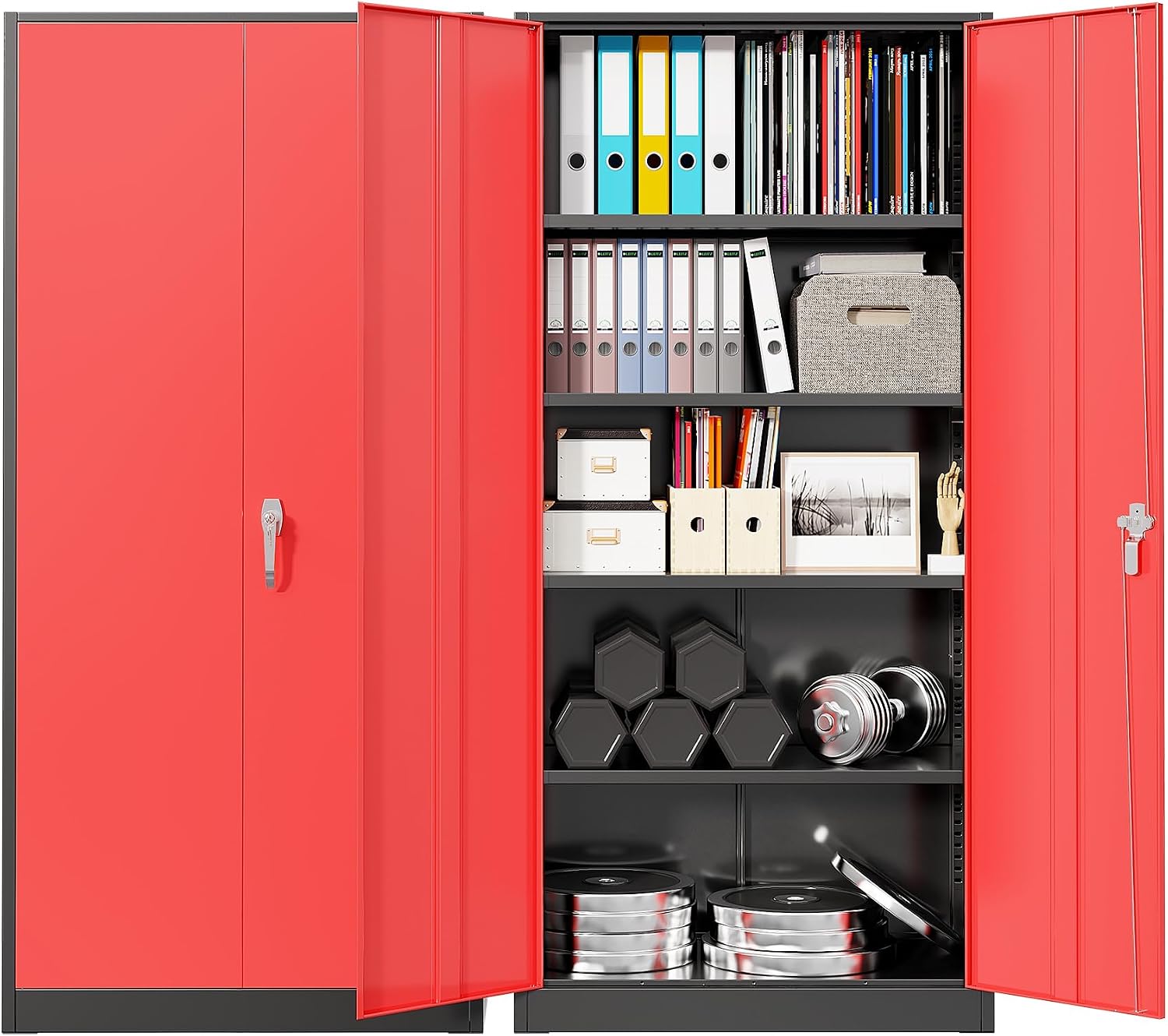 Workshop Tools Cabinet - Zware metalen garage-opbergkast, stalen opbergkast met