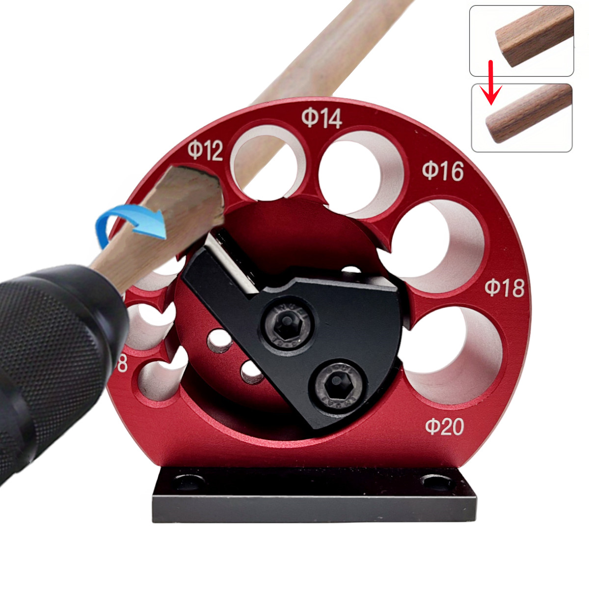 Dowel Jig Kit - 8 Gaten Verstelbare Deuvelmaker Mal 8Mm-20Mm