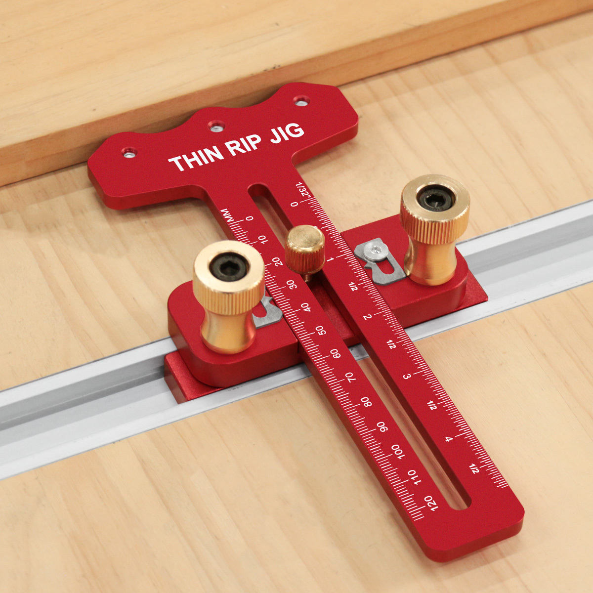 Dowel Jig Kit - Dunne scheurtafelzaagmal, 3 katrollen Dunne scheurmal