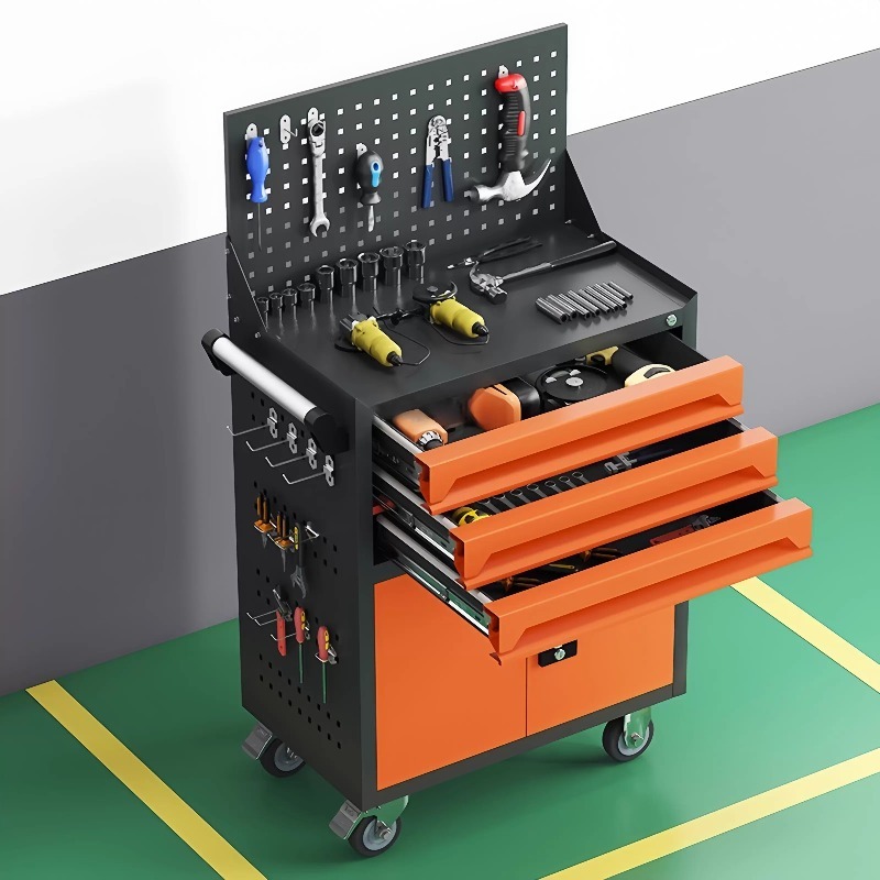 Workshop Tools Cabinet - Autoreparatie gereedschapskar, lade, gereedschapsreparatie, duwbox, multifunctionele