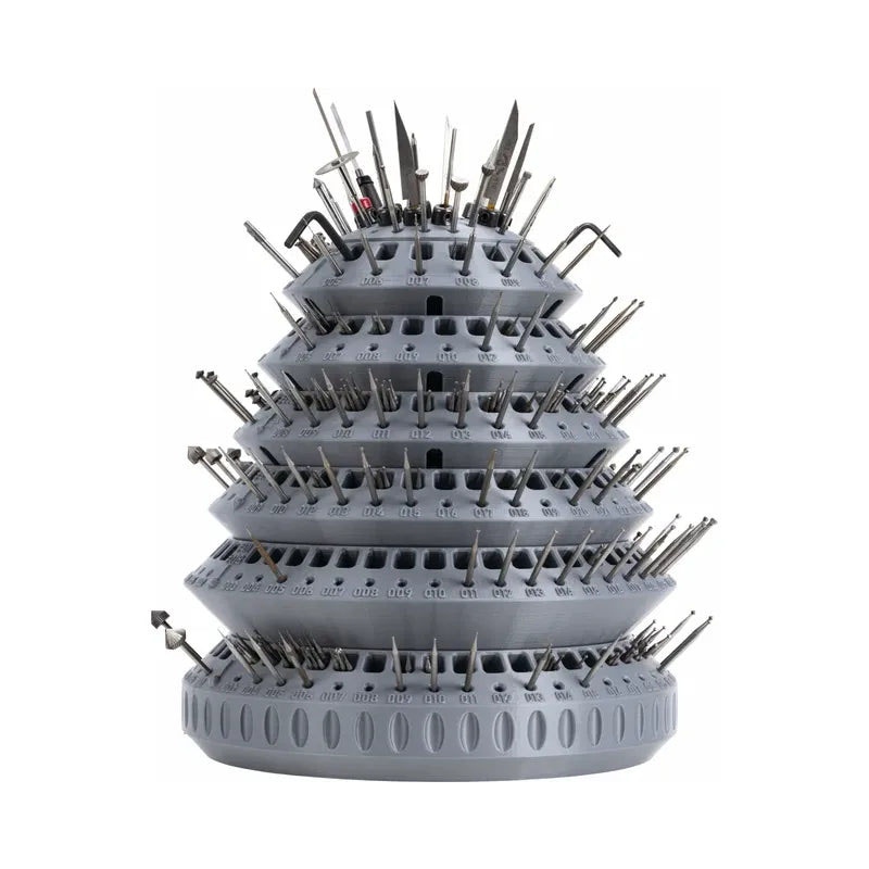 Workshop Tools Brand - BURRO V2 Bur Organiseringsysteem 7 lagen