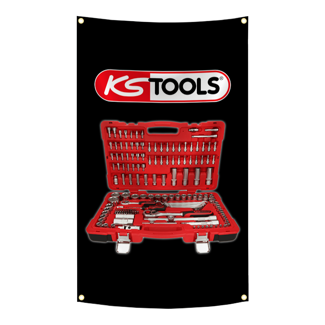 Workshop Tools Brand - KS TOOLS Merk Vlagtapijt Polyester Banner