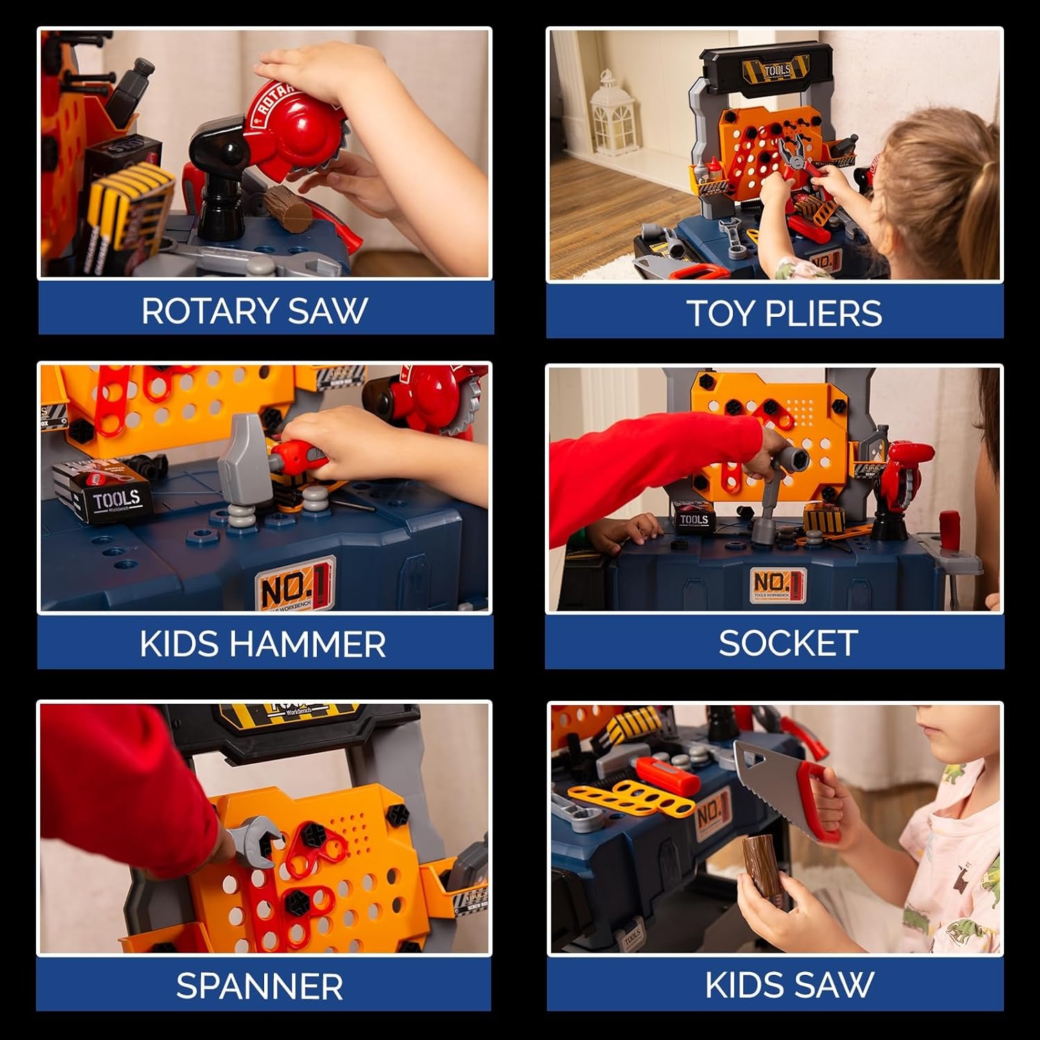 65PCS Kids Tool Bench Set Fant - Tools Workshop Kids recensie en prijs