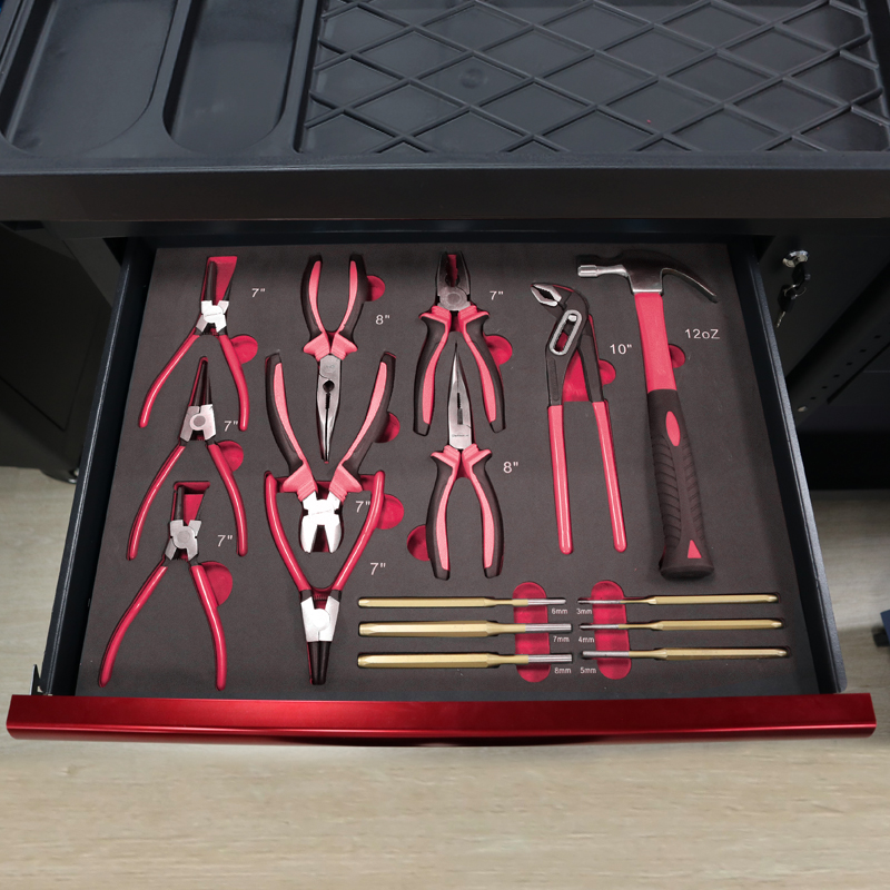 7-laden gereedschapswagen met  - Workshop Tools Cabinet recensie en prijs
