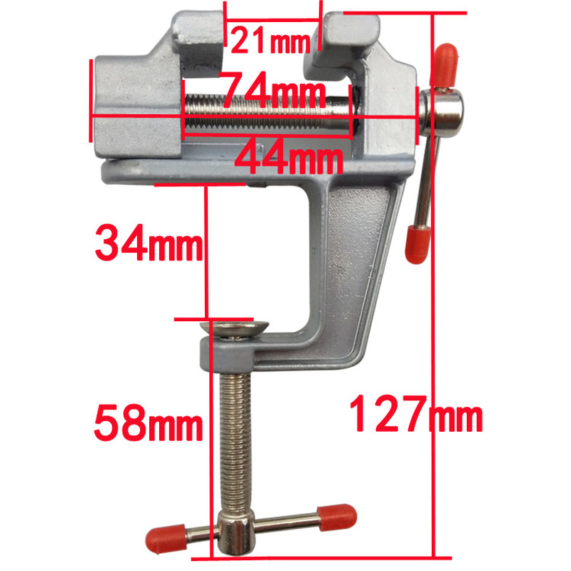 Aluminium Mini Tafelklem Klein - Workshop Tools Vice recensie en prijs