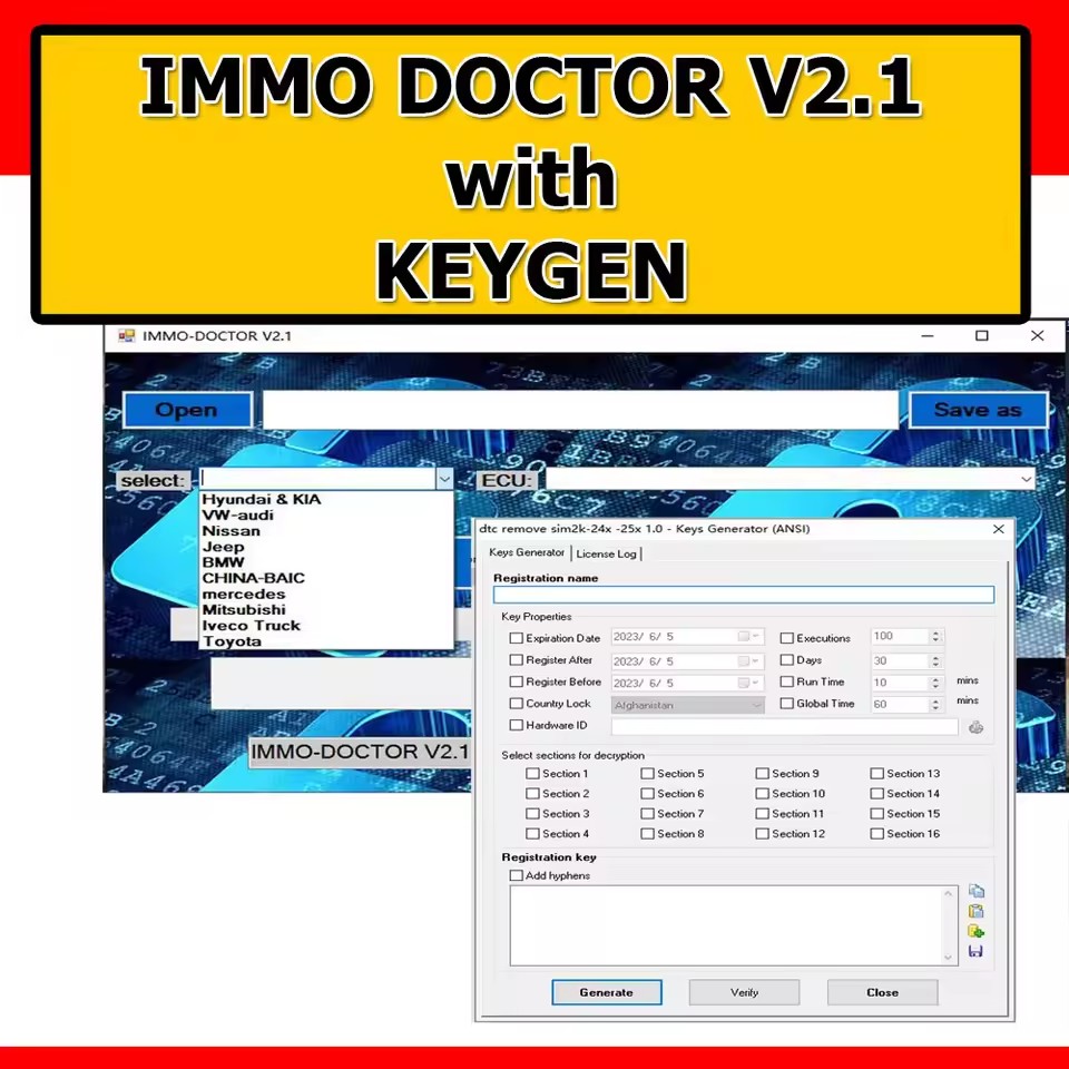 Immo Doctor Multi Brand V2.1 E - Workshop Tools Brand recensie en prijs