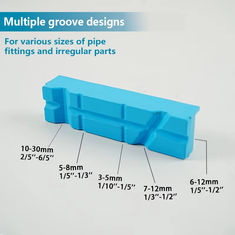 Blauw Rubber Bankschroef Magne - Workshop Tools Vice recensie en prijs