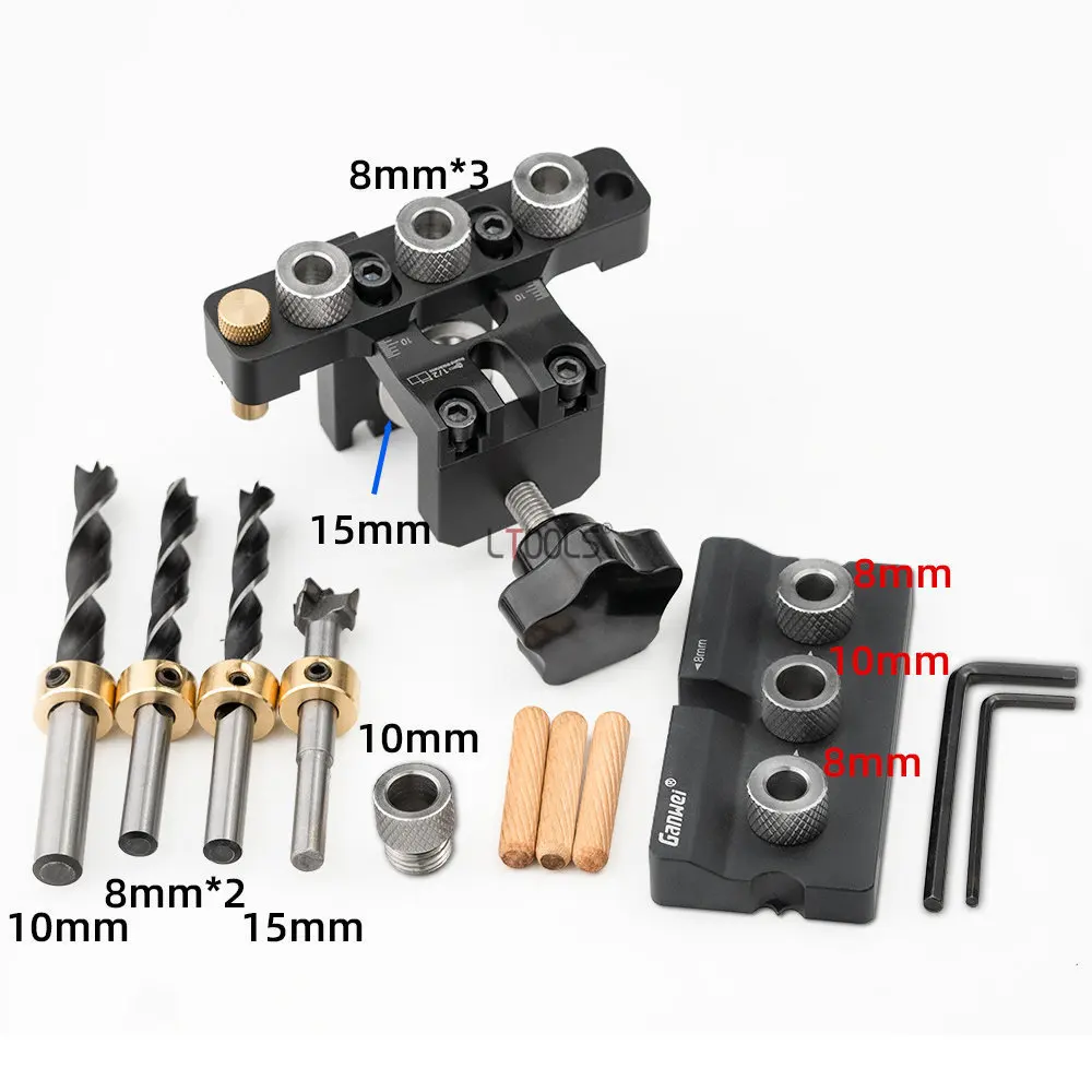 Precisie Jig Dowel Cam Jig 3-i - Dowel Jig Kit recensie en prijs