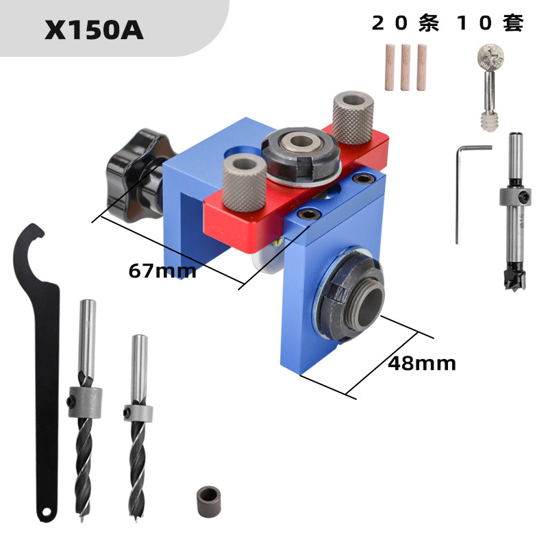 TEBAK W-136 Pocket Gat Jig Kit - Dowel Jig Kit recensie en prijs