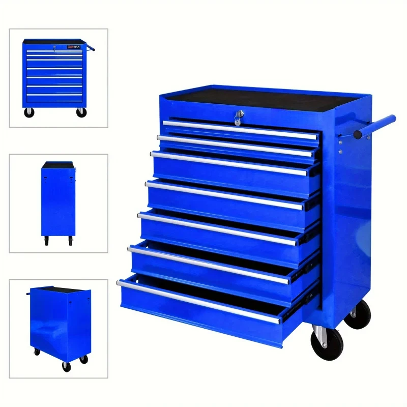 7-laden blauwe multifunctionel - Workshop Tools Cabinet recensie en prijs