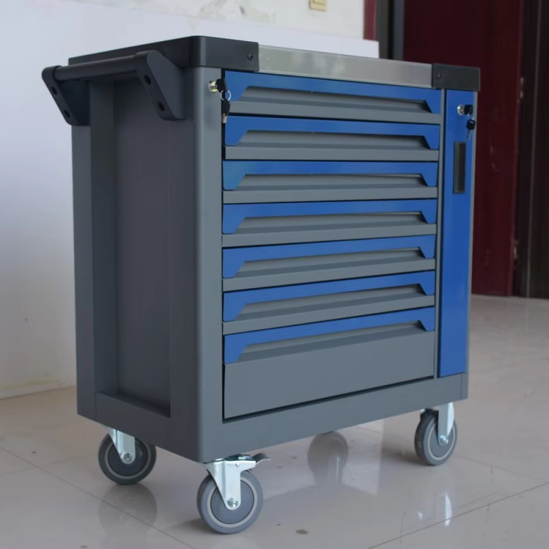 7-laden afsluitbare rollende s - Workshop Tools Cabinet recensie en prijs
