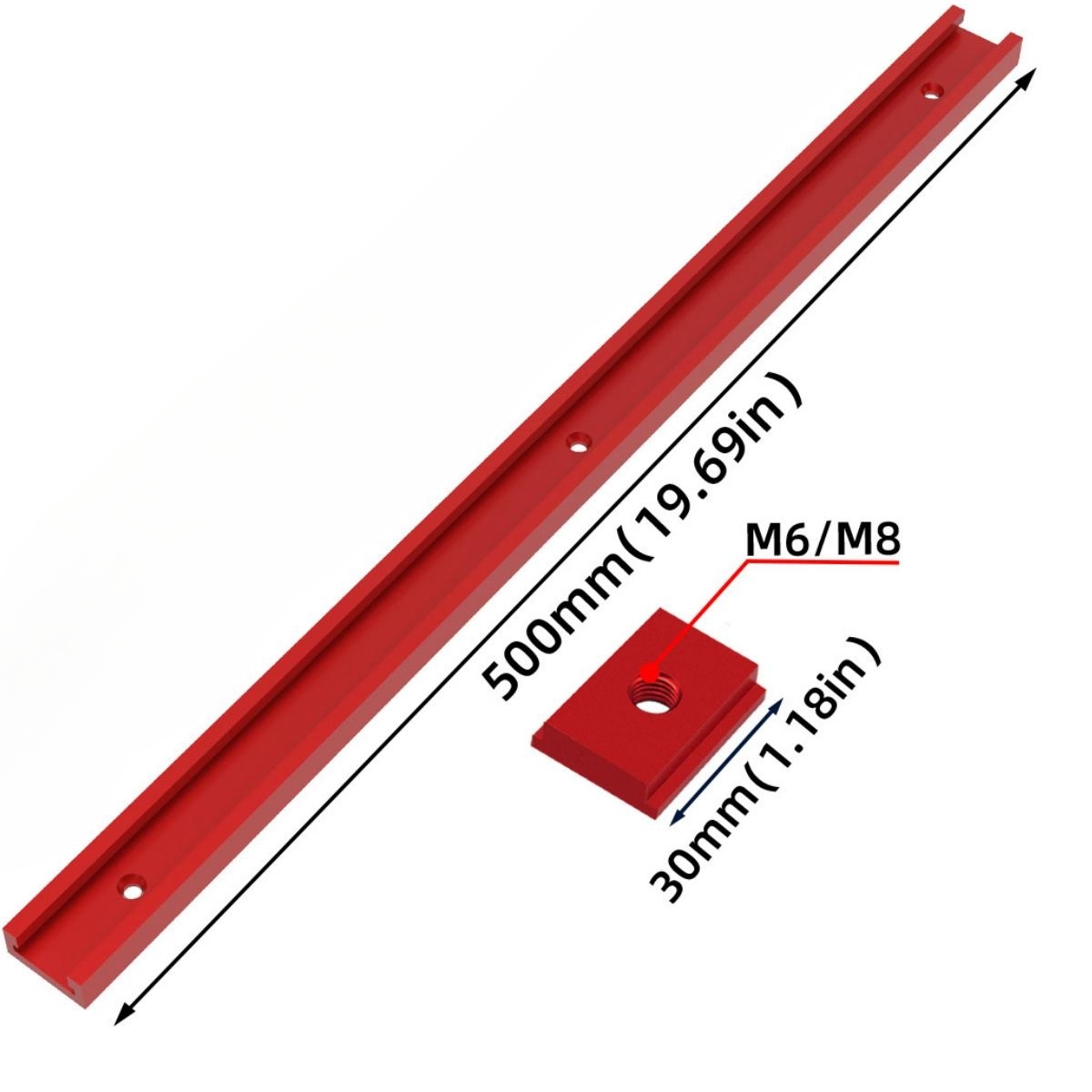 T30 Track 50Cm Aluminium T-Sli - Dowel Jig Kit recensie en prijs