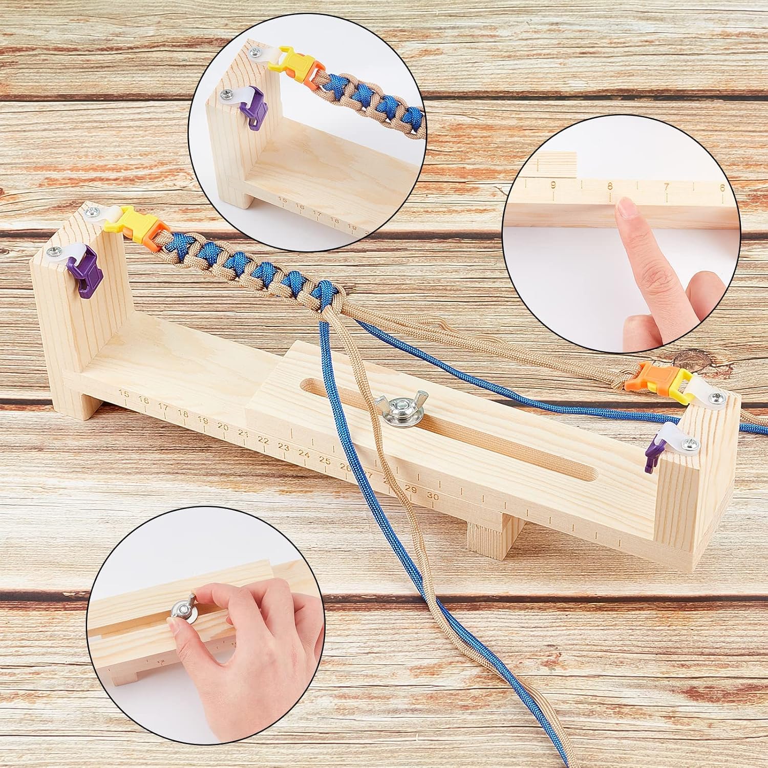 Houten Paracord Jig Armband Ma - Dowel Jig Kit recensie en prijs