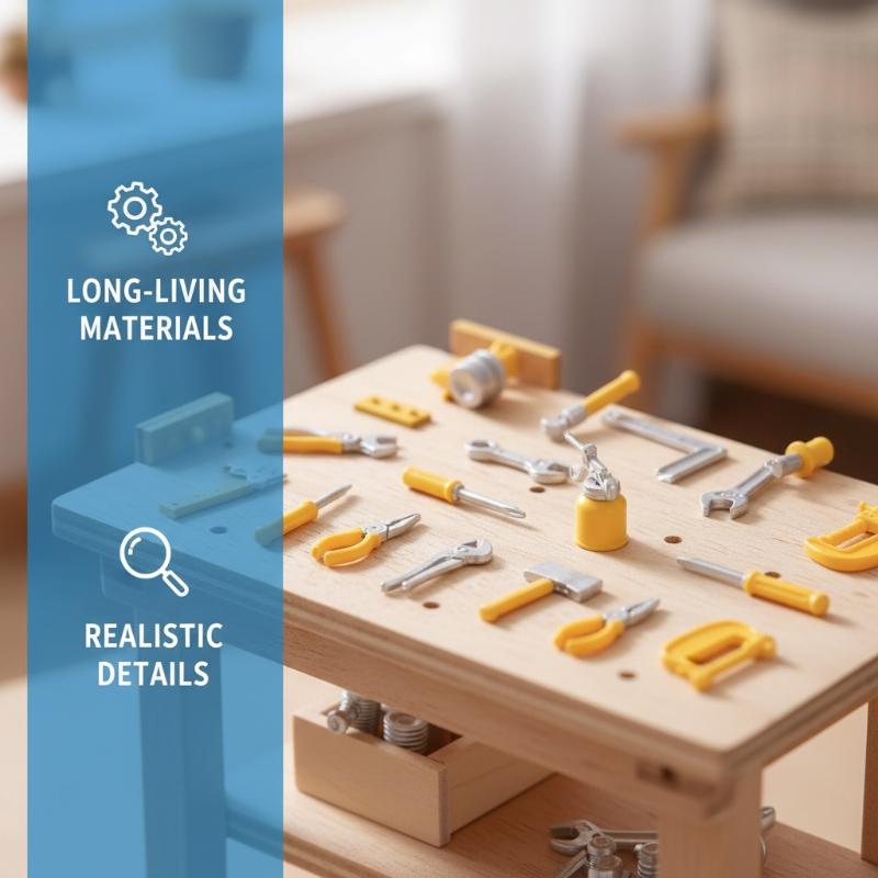 Poppenhuiswerkplaats Mini Gere - Workshop Tools Toy recensie en prijs